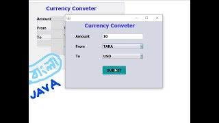 Famous Convert USD To Taka || Taka To USD || Currency Converter Java Netbeans Simple Project Profile