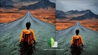 Water Road manipulation | snapseed Photo Editing Tutorial | blend two images in snapseed screenshot 1
