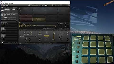 Casio MZ-X500 Pads mapping to NI Battery 4 custom kit