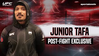 Junior Tafa- Post fight exclusive