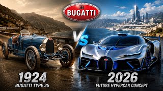 How Bugatti Evolved Over 102 Years | Bugatti Evolution (1924–2026) | From Type 35 to Future Hypercar