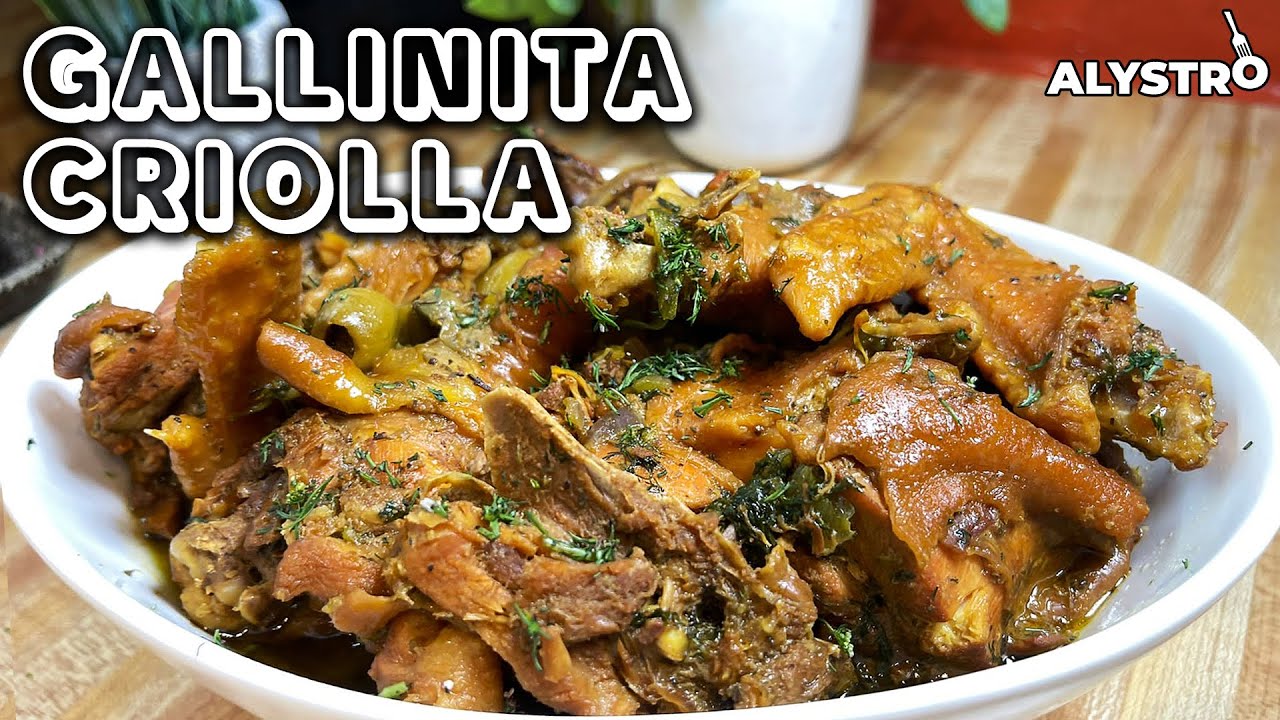 CÓMO PREPARAR UNA GALLINA CRIOLLA 🐔 | ALYSTRO FOOD 🇩🇴