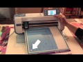 ScanNCut: Cutting a Plastic Stencil