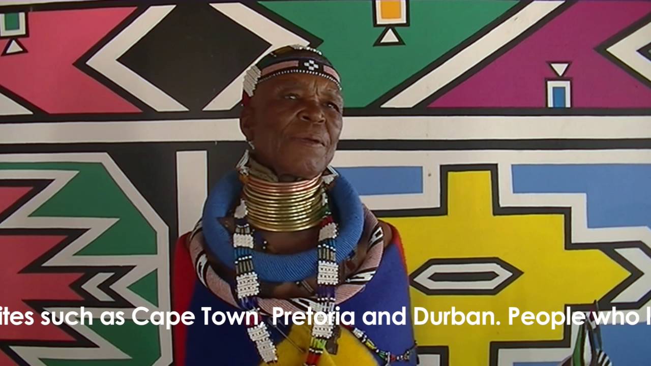 Esther Mahlangu - ex Africa semper aliquid novi - Kyo Noir studio - YouTube