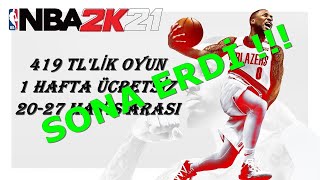 Nba 2K21 - 419 Tlli̇k Oyun Beleş - Nerede Beleş Oraya Yerleş - 20-27 Mayis 2021