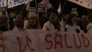 Doctors, patients denounce Madrid hospital cuts