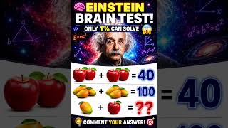 Can you solve this Maths puzzles? | Math puzzles bring test #mathgame #braintest #maths #ytshorts