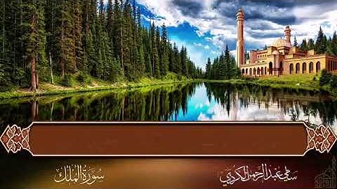 سورة الملك// القارئ سامي عبد الرحمان الكردي