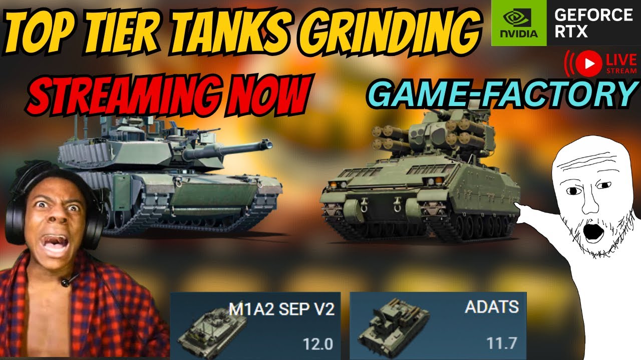 Top Tier Tank Battles LIVE | War Thunder Ground RB Gameplay | M1A2