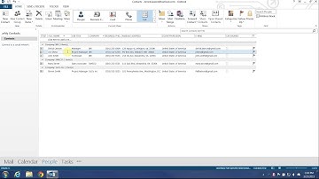 Export Address Book Contacts in Outlook 2013