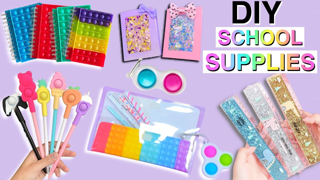 Diy Fidget Toys School Supplies Ideas