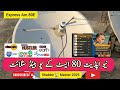 Express Am 80E settalite satting on 4 feet/ How to settalite satting Express Am 80E Ku band.