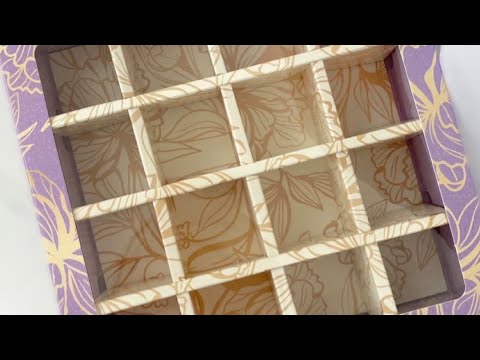 Как собрать коробку под 16 конфет?