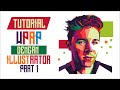 TUTORIAL MEMBUAT WPAP DI ADOBE ILLUSTRATOR #PART1