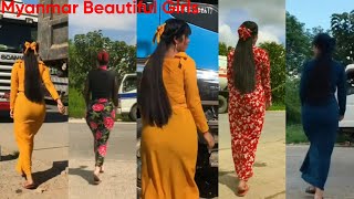 Gorgeous Myanmar Traditional Dress 💎 | Burmese Beauty Style