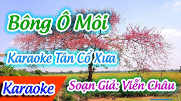 Bông Ô Môi Karaoke Tân Cổ | Karaoke Bông Ô Môi | Tấn Tài ✔