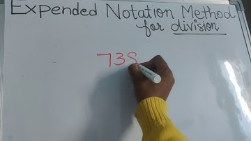 EXPENDED NOTATION METHOD FOR DIVISION