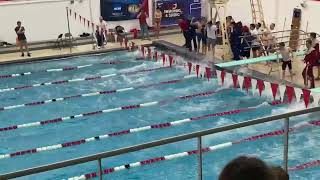Presidents Athletic Conference Championships Finals 50 Freestyle Lane 7