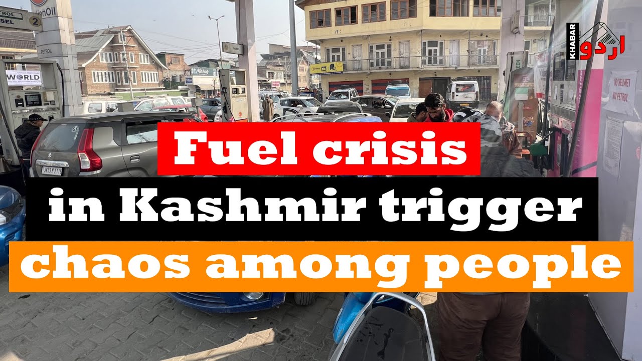 Fuel crisis in Kashmir trigger  chaos among people