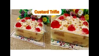 custard Trifle recipe by Mafia's Kitchen Mk ? Easy method of custard Trifle