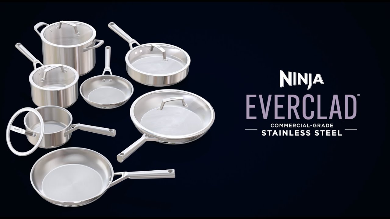 Ninja Cookware  Ninja EverClad™ Commercial-Grade Stainless Steel