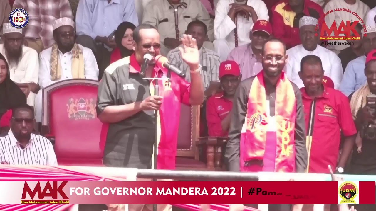 Archive : UDM mega rally in Mandera Town.