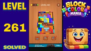 Block Color Mania – Level 261 | Fast & Clean Solution