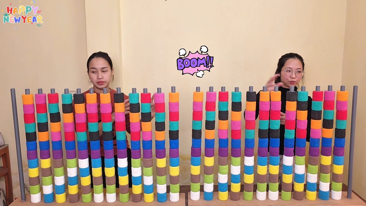 🔥 Who Sorts Faster? Color Ball Battle with ASMR Sounds! | Relaxing Yet Intense