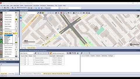 02 Entering turning volumes at an intersection in Vissim