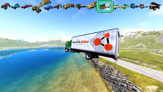 Samochody kontra basen: Skok nad jeziorem z prędkością błyskawicy | BeamNG Drive screenshot 4