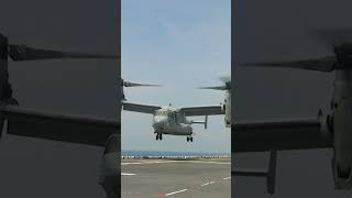 MV-22B Osprey Disembarks USS Wasp #shorts #shorts