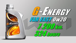 G-Energy Far East 0w20 (Kia, 7 200 km., 324 hours, gasoline)