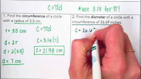 Applying Circumference Formula