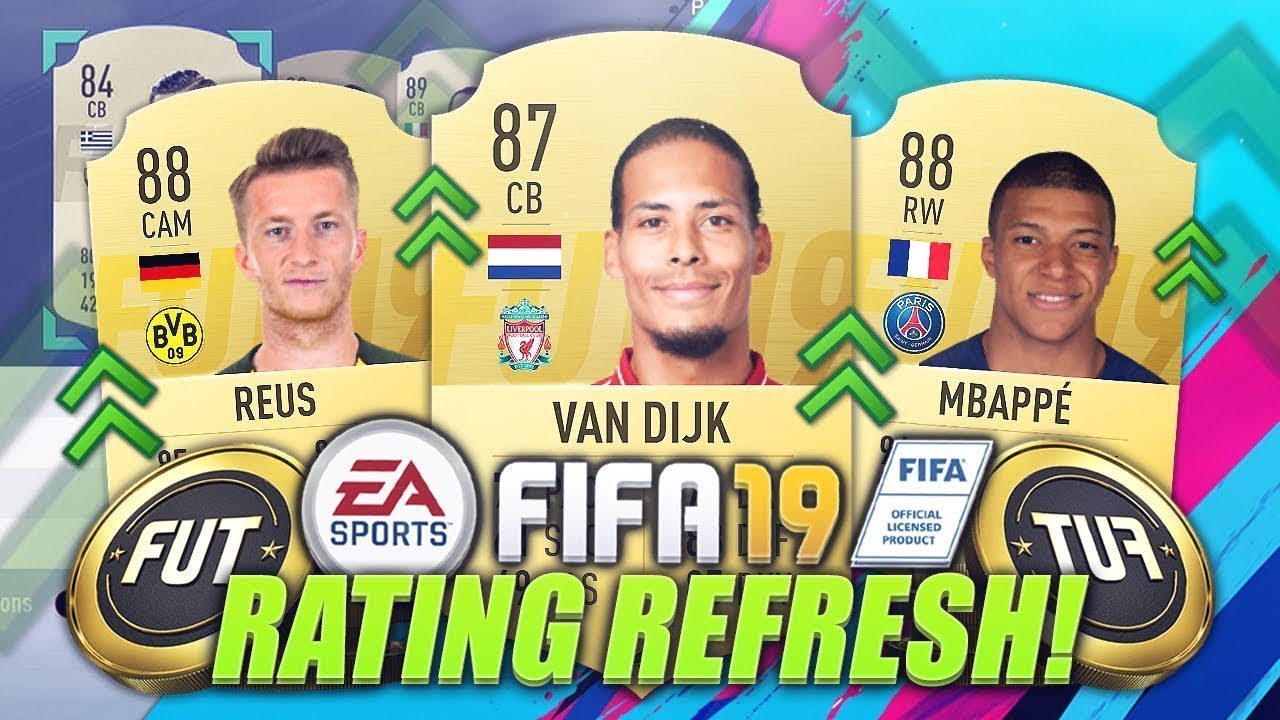 FIFA 19 RATINGS REFRESH / WINTER UPGRADES! FIFA 19 Ultimate Team