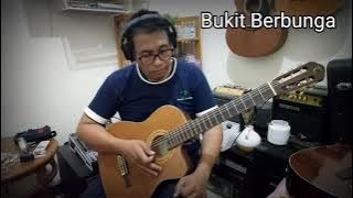 INSTRUMEN GITAR Bukit Berbunga cover by wachidzmusica