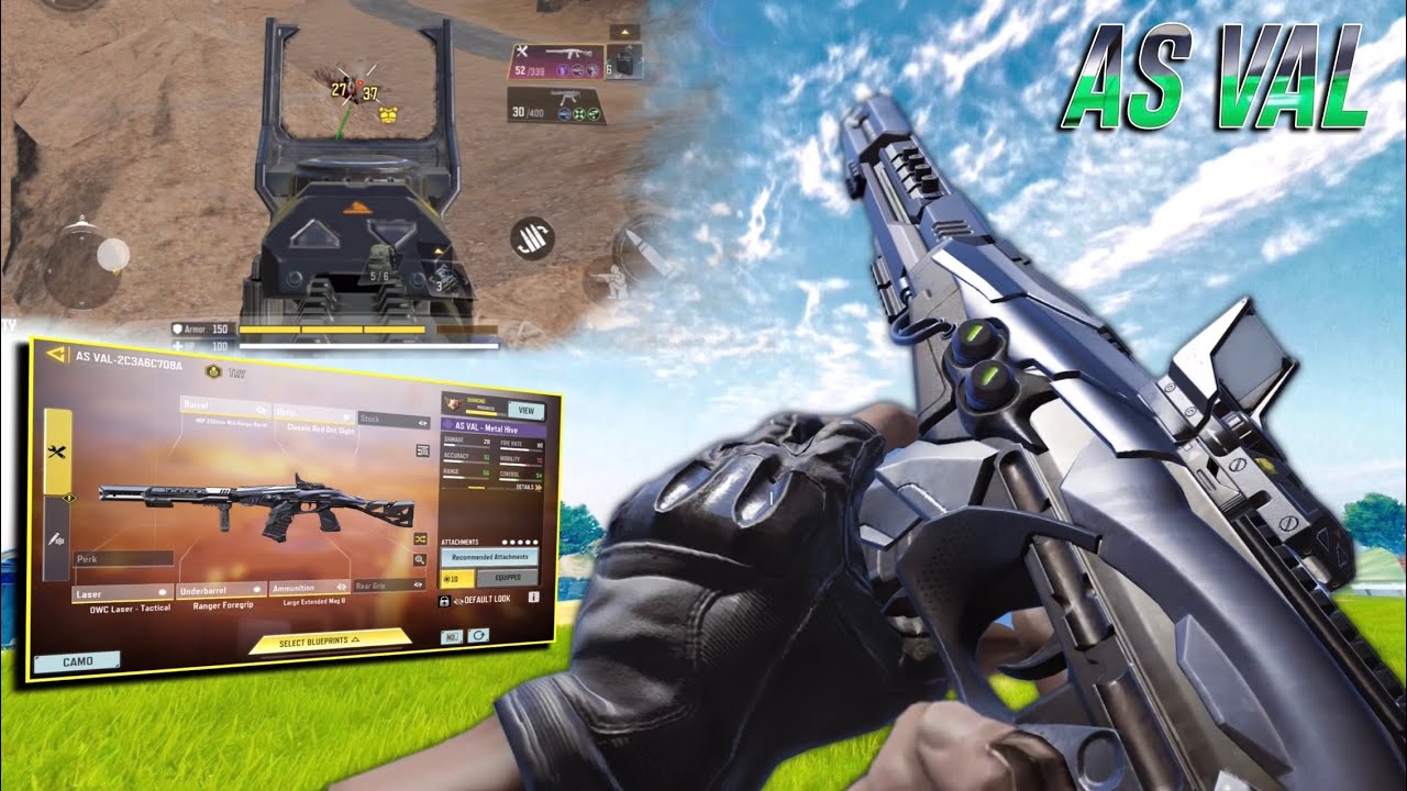 WHY EVERYONE THINKS THAT AS VAL IS THE WORST GUN 🤔 | | BEST AS VAL ...