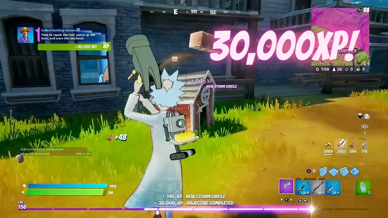 Collect building resources (750) - Fortnite - Season 7 - Week 8 - Epic Quest