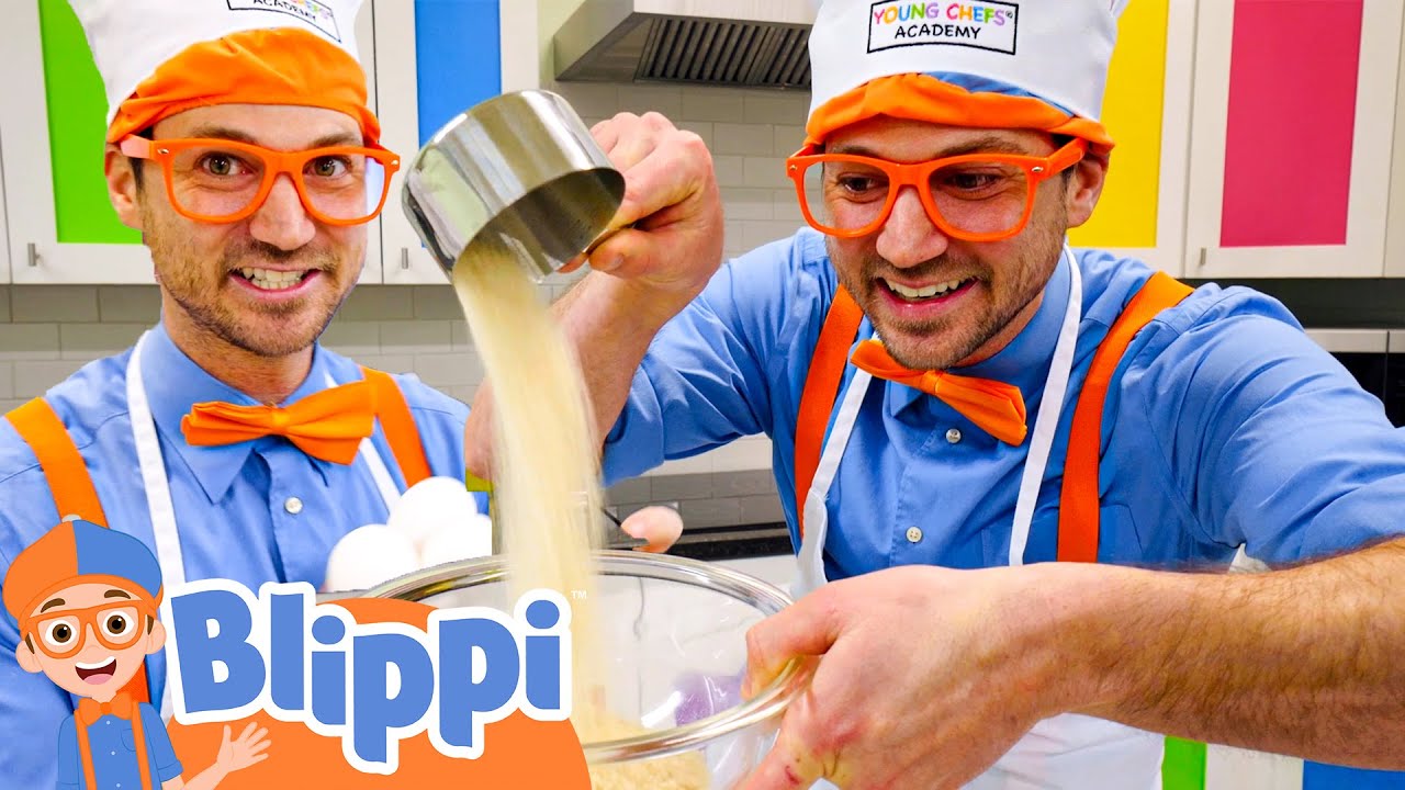 Learn To Cook With Chef Blippi! | Blippi Learns | Learn Colors and Science with Blippi!