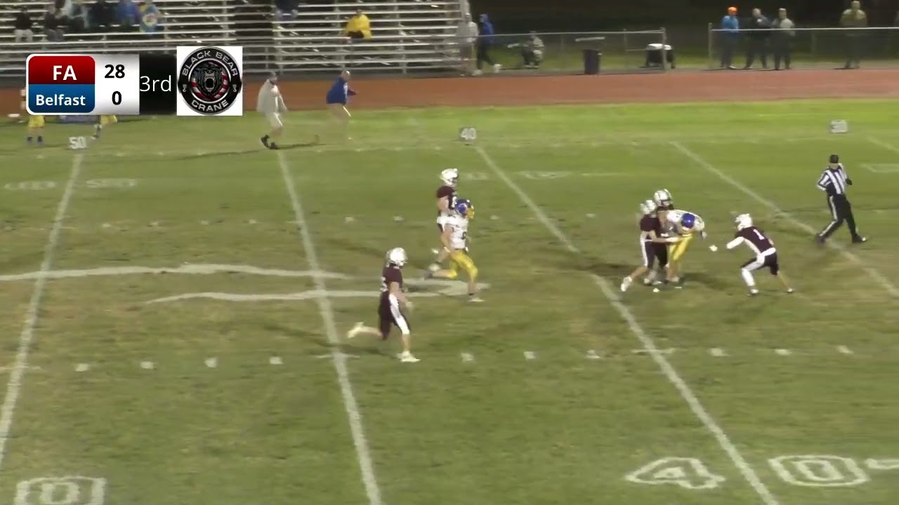 Foxcroft/Belfast football quarterfinal highlights