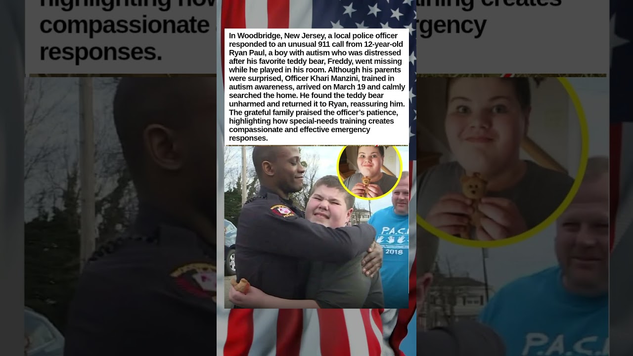 🧸💙 OFFICER ANSWERS 911 CALL TO SAVE A BOY&rsquo;S BELOVED TEDDY 🚓✨