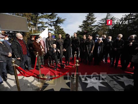 მთაწმინდის პარკში დავით სოკოლოვის ვარსკვლავი გაიხსნა