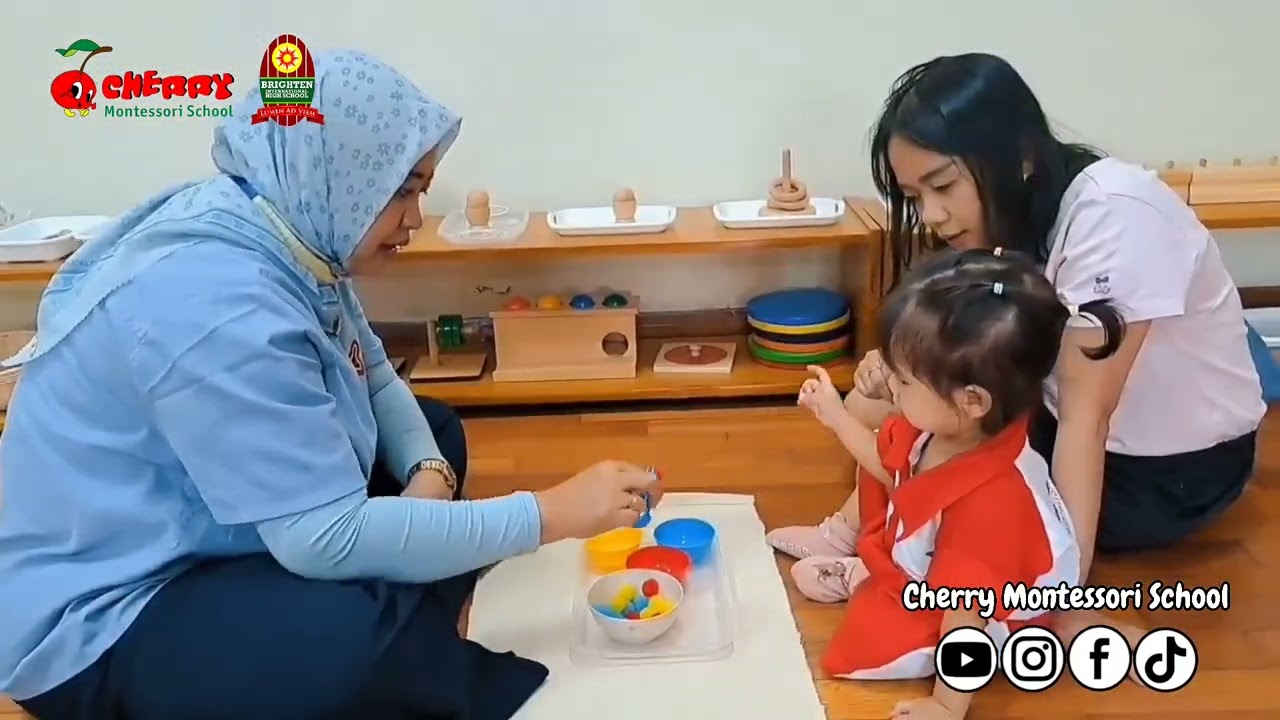 TK Cherry Montessori School - Baby Class Activities #kotabekasi 