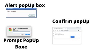 POPUP BOXES IN JAVASCRIPT - CONFIRM BOX IN JAVASCRIPT - PROMPT BOX IN JAVASCRIPT - JavaScript by CR