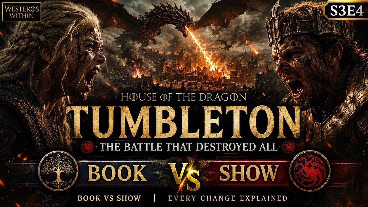 House of the Dragon Season 3 Episode 4: "Tumbleton" — Book vs Show, Every Change Explained