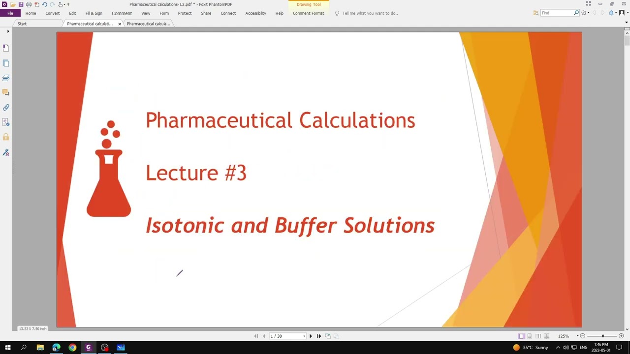الحسابات الصيدلانية م 3