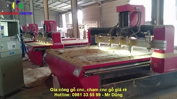 GIA CÔNG GỖ CNC GIÁ RẺ Ở ĐÂU BÌNH DƯƠNG, HCM?