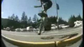 Extremes Einrad Fahren