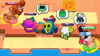 Brawl Stars Funny Moments  Fail  Glitches ep,  lion trap  bull troll  vs unlucky brawlers. 786, .