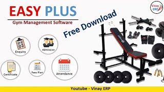 Easy Plus Gym Management ERP Software Free Download 4 Enquiry, Admission, Fee Etc. ‎@vinayerp screenshot 5