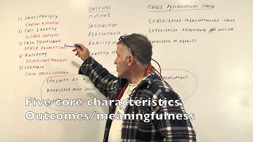 Lesson 3 Hackman and Oldhams model Job Design